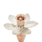 Daffodil Locket Necklace Rose Gold - Handmade and Kinetic - Image 2