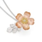 Dog Rose Locket Necklace - Handmade and Kinetic - Image 7