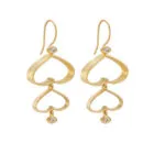 Dog Rose Petal Earrings