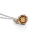 Forget Me Not Locket Necklace - Handmade and Kinetic - Image 2