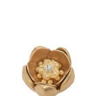 Forget Me Not Locket Necklace Gold - Handmade and Kinetic - Image 2
