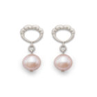 Forget Me Not Pearl Earrings