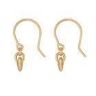 Lily Bud Drop Earrings - Yellow Gold - Image 2