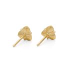 Lily Bud Studs - Yellow Gold & Diamond - Image 2