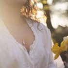 Daffodil Locket Necklace Silver - Handmade and Kinetic - Image 8