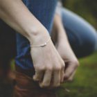 Lily Bud Bracelet - Sterling Silver - Image 3