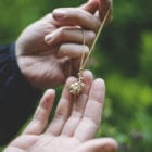 Gold Rose Locket Necklace - Handmade and Kinetic - Image 8