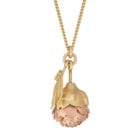 Peony Kinetic Locket Gold Necklace - Handmade and Kinetic - Image 3