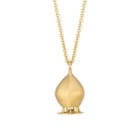 Poppy Seed Pod Pendant - 18ct Yellow Gold