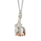 Rose Locket Necklace - RG - Handmade And Kinetic