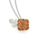 Rose Locket Necklace - RG - Handmade And Kinetic - Image 3