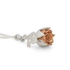 Rose Locket Necklace - RG - Handmade And Kinetic - Image 2