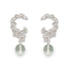Sunflower Crescent Quarts Earrings