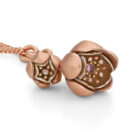 Wild Cherry Blossom Locket Rose Gold - Handmade and Kinetic - Image 5