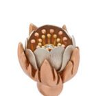Dog Rose Locket Necklace Rose Gold - Handmade and Kinetic - Image 2