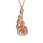 Dog Rose Locket Necklace Rose Gold - Handmade and Kinetic - Image 6