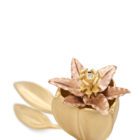 Lily Locket Necklace Gold - Handmade and Kinetic - Image 2