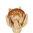Dog Rose Locket Necklace Gold - Handmade and Kinetic - Image 2