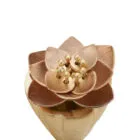Gold Lotus Locket Necklace - Handmade and Kinetic - Image 8