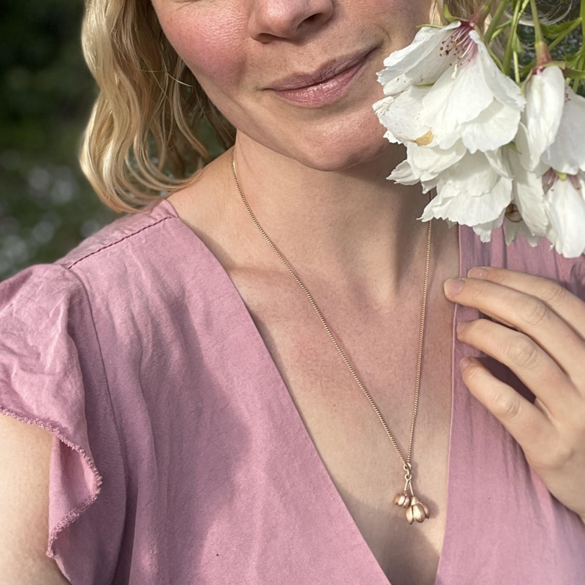 cherry blossom locket