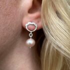Forget Me Not Pearl Earrings - Image 4