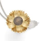 Sunflower Locket Necklace - Handmade And Kinetic - Image 4