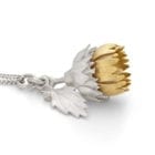 Sunflower Locket Necklace - Handmade And Kinetic - Image 3